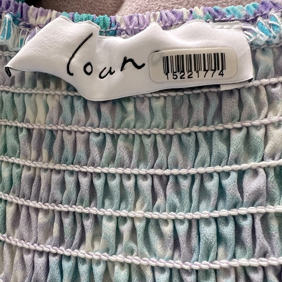 EUC Louna Blue Floral Midi Dress - Picture 7 of 9